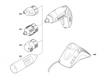 Bosch 3 603 J59 300 IXO 4 Cordless Screw Driver Spare Parts